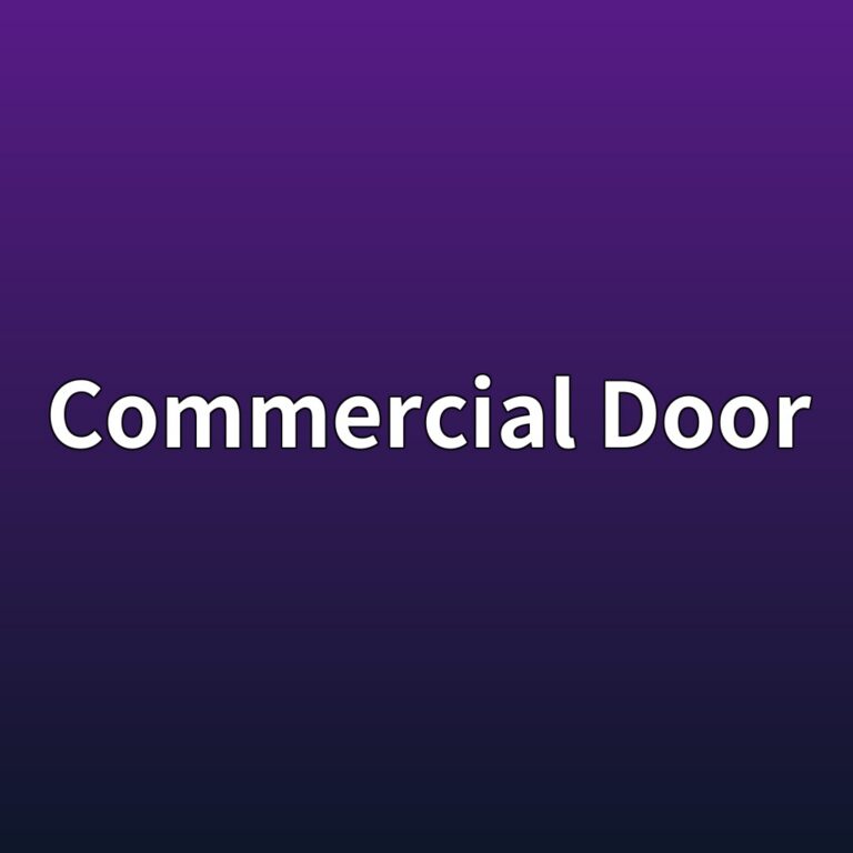 Commercial Door에서 10,000·25,000·50,000 Cycle Spring을 선택하는 기준 1 commercial door 1787036644